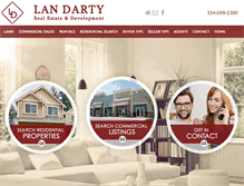 Tablet Screenshot of landarty.com